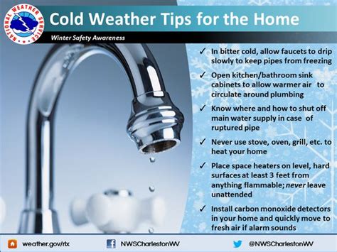 cold weather precautions for home